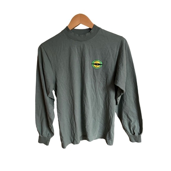 OnlyNY Men’s Long Sleeve High Neck Outdoors Kayak Tee Size XS - Picture 1 of 9